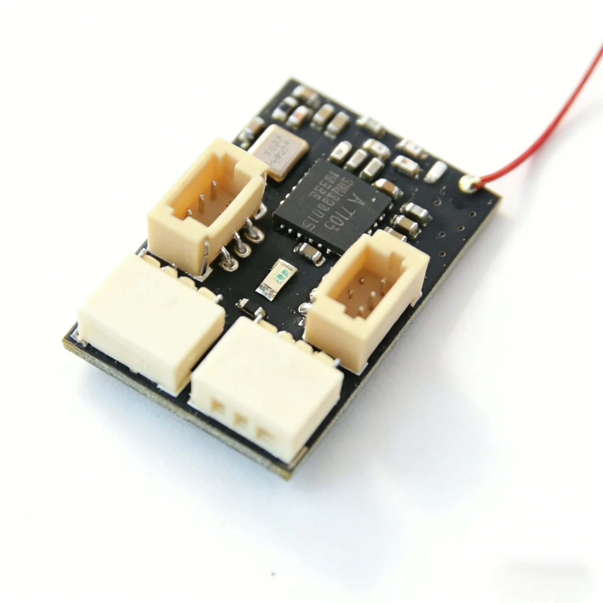 Ma-RX42-A Flysky AFHDS 2A / 3A Compatible Receiver, 0.9g Ultra-Light, Built-in 5A/1S Brushed ESC, PPM/SBUS Output for FPV Quads