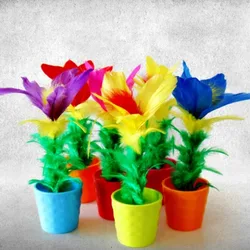 1 Set Magic Cane / Stick To Flower (Medium Size) Magic Tricks Close Up Gimmick Props Comedy Appearing Flower In Pot From Wand
