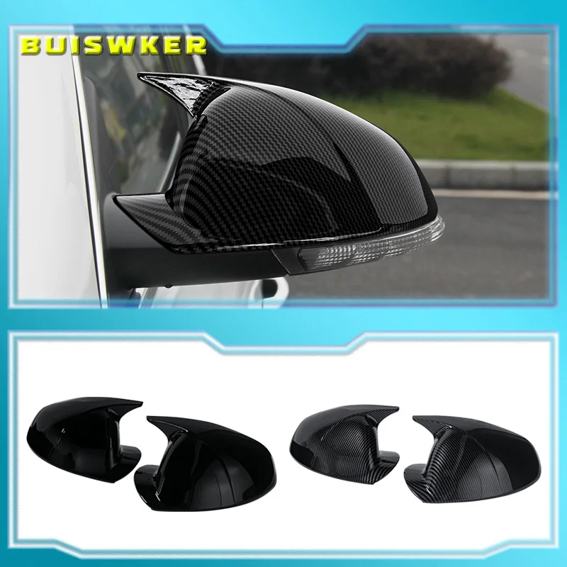 For Buick Regal Opel Insignia 2008-2016 Carbon Fiber Rearview Mirror Cover Side Mirror Housing Easy Installation