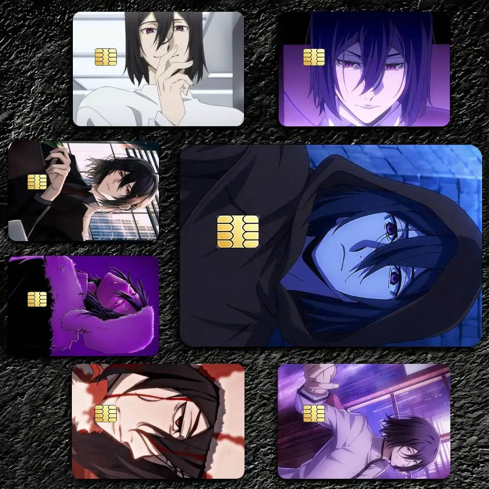 Anime Cool Fyodor D Credit Card HD Stickers Easy to replace, change card style anytime as you like