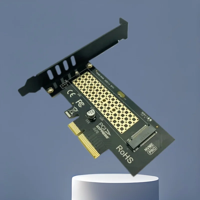 

M2 NVME SSD to PCIe 3.0 X4 Adapter Expansion Card M-Key to PCIe3.0 X4 Converter for Desktop PC PCIE GEN3 NVME to PCIE Riser Card