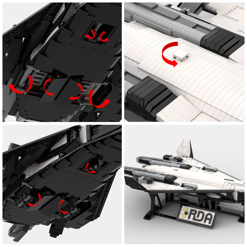 TAV-16 Valkyrie Shuttle Building Blocks Set Trans-atmospheric Vehicle Spaceship Model Toys Gifts for Fans and Adults(4837 PCS)
