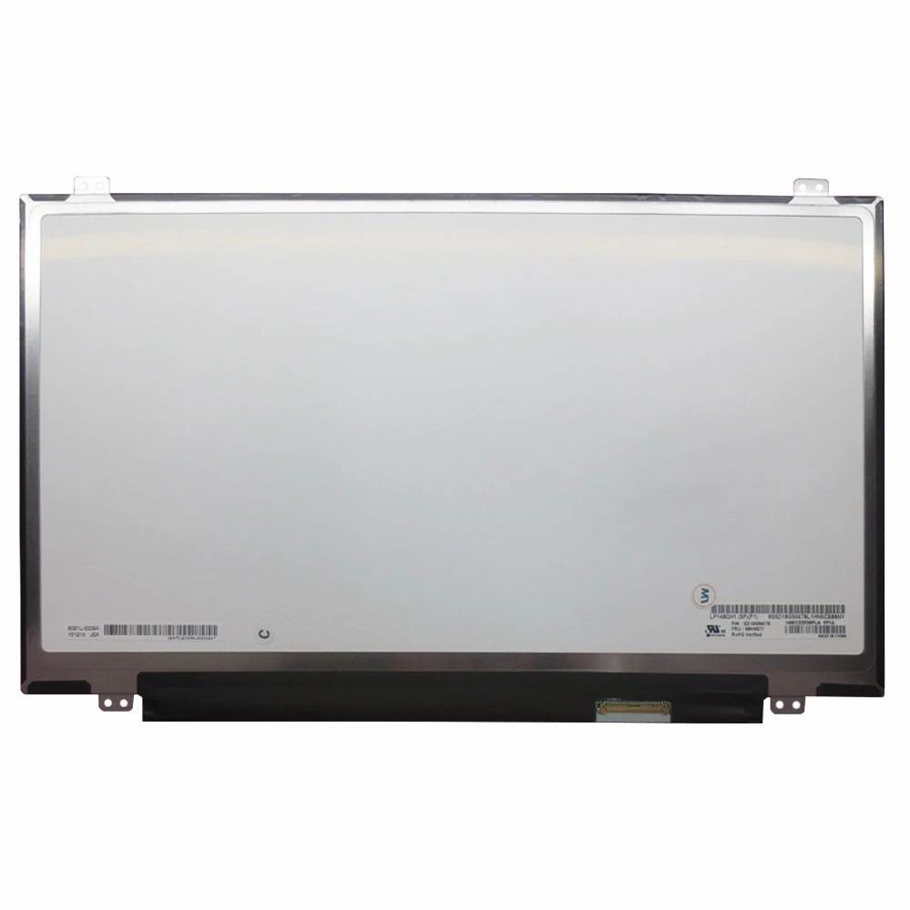 Imagem -02 - Oriinal 14 Magro Portátil Led Lcd Tela Lp140qh1-spf1 Fru 00hn877 Ips para Lenovo T460 T460s T470 T470s Qhd 2560*1440 40pin