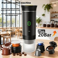 Portable 3-in-1 Wireless Electric Coffee Maker for Car & Home Camping Espresso Machine Capsule Powder Travel Coffee Machine