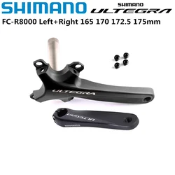 SHIMANO ULTEGRA R8000 Road Bike Bicycle 165mm 170mm 172.5mm 175mm Crankarms Left Right Side Cranksets Original Shimano