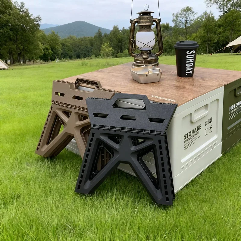 

Foldable camping stool, portable folding chair, high load-bearing and durable foldable small stool