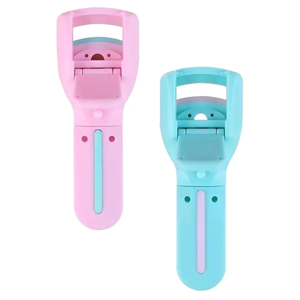 

2pcs Eyelash Curler Eyelashes Curling Clip with Refill Rubber Pad Lashes Tool Eyelash Clip Eyelash Clamp