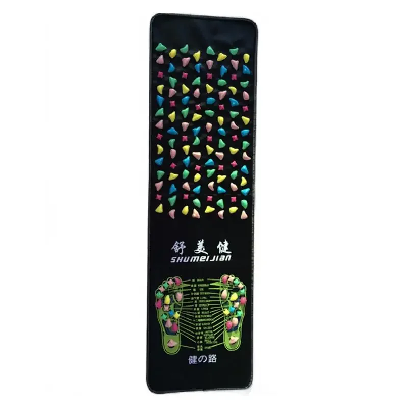 Foot Massage Mat Healthy Acupuncture Foot Mat Reflexology Walk Stone Leg Pad Pain Relief Healthcare Acupressure Mat Massageador