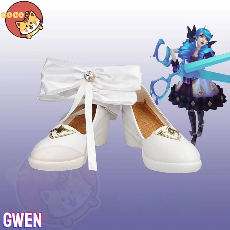 

CoCos Game LOL Gwen Cosplay Shoes Game LOL Cosplay Gwen Cosplay High Heels Unisex Role Play Any Size Shoes