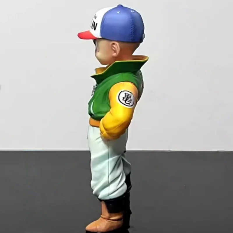 In Stock New Anime Dragon Ball Z 15.5cm Krillin Action Figure Adventure Collectible Toy Desk Decor Ornament Customized Gift
