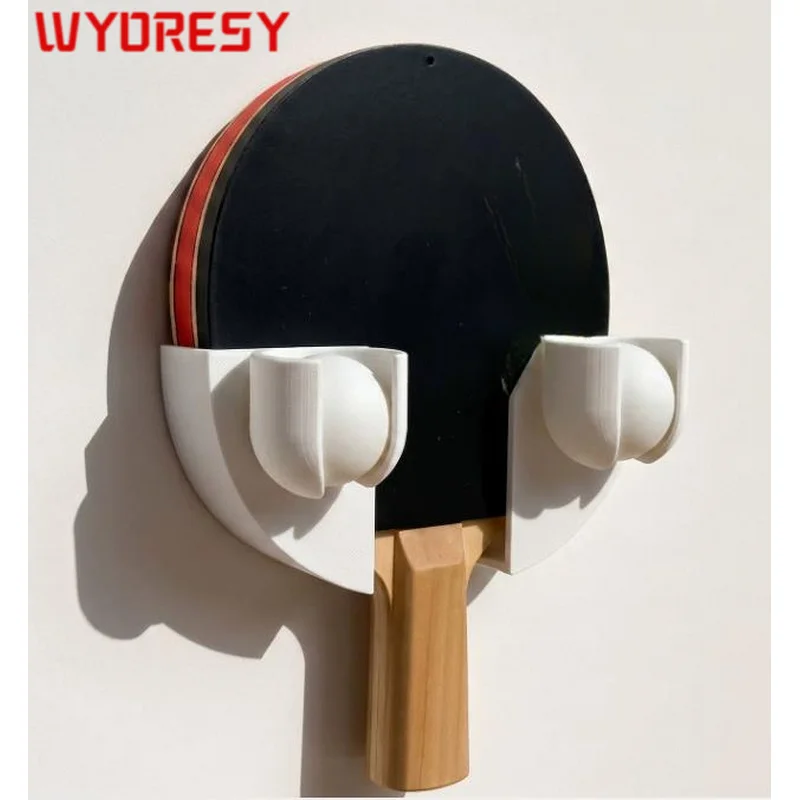WYORESY Shock Absorption Wall Bracket Buffer External Vibration Protect Table Tennis Paddle From Damage