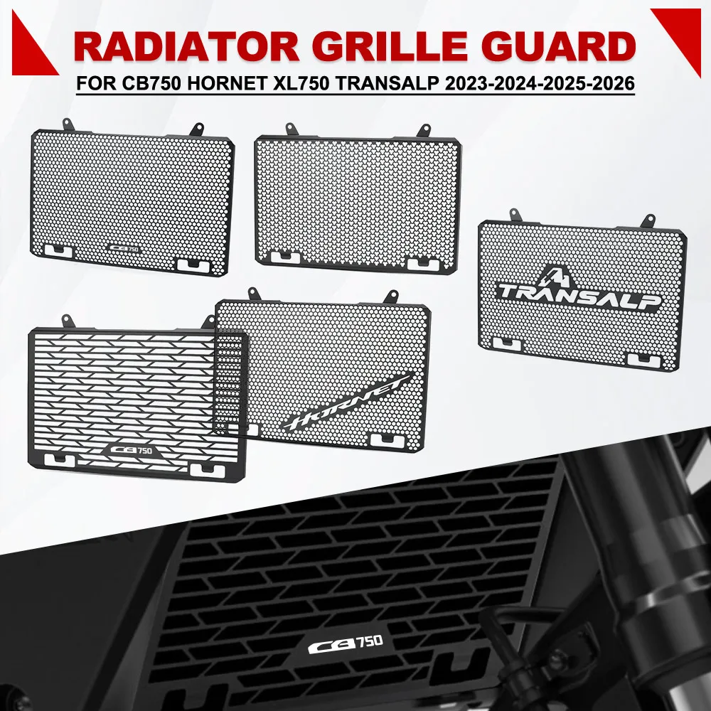 

Motorcycle Accessories 2026 For Honda CB750 Hornet Radiator Grille Guard Protection Covers XL750 Transalp 2023-2024-2025-2026