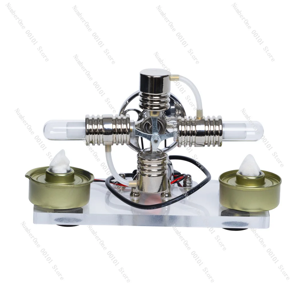 Stirling engine model - steam physics science kit - diy science project - invention experiment toy