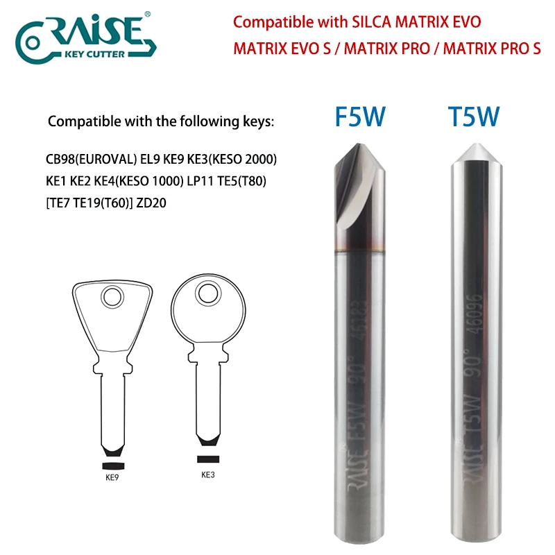 RAISE F5W T5W Kompatibel mit SILCA F5 T5 SILCA MATRIX Schlüsselfräsmaschine – Detail 1