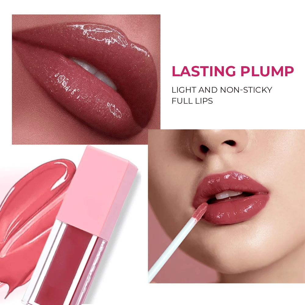 4Pcs Lip Set:3 Precision Lipliners+1Plumping High-Shine Gloss. Shapes, defines, locks color&boosts lips for daily elegance