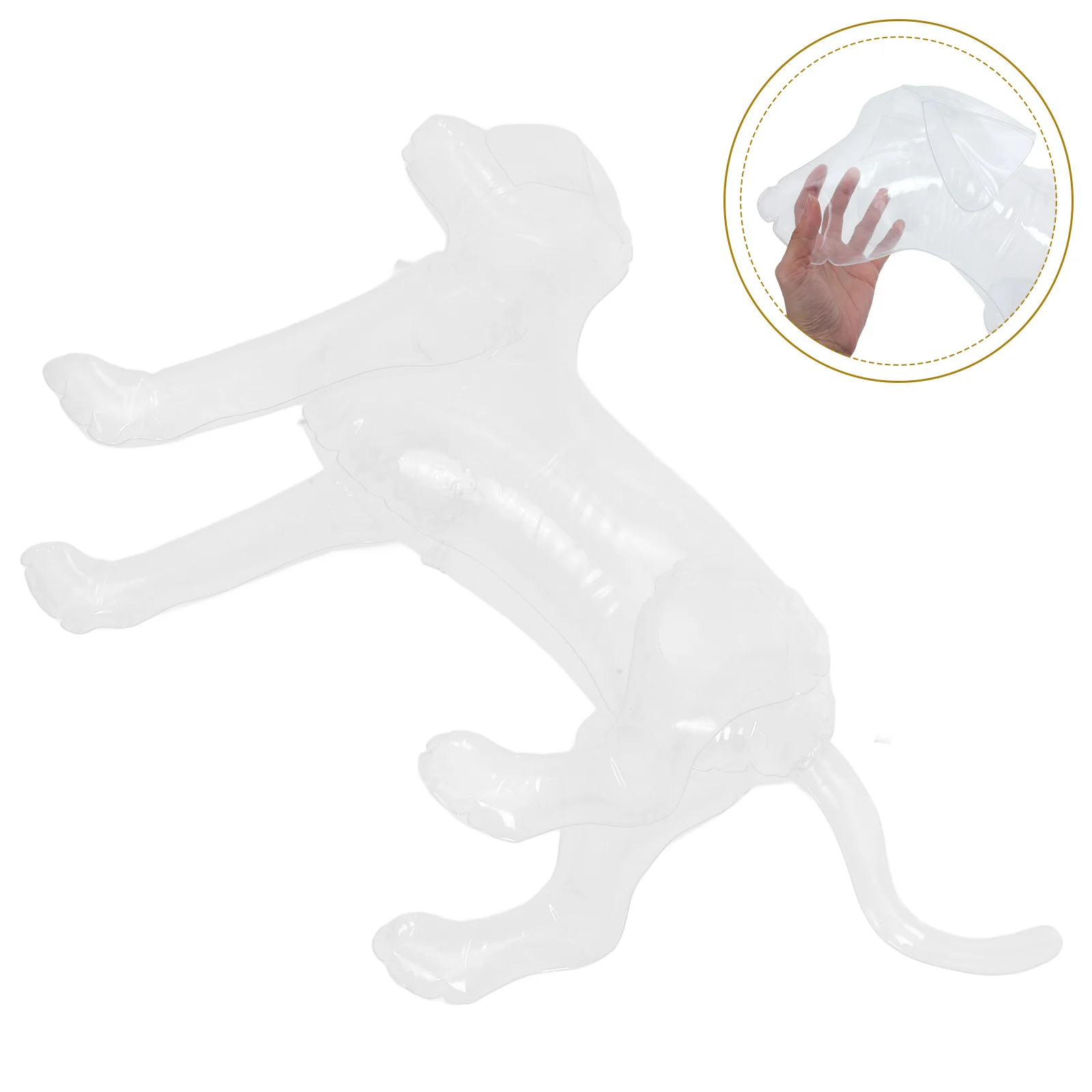 

Stylish Inflatable Mannequin Pet Clothing Display Pvc Durable Easy Inflation Adjustable Size Reusable Costume Stand Shop