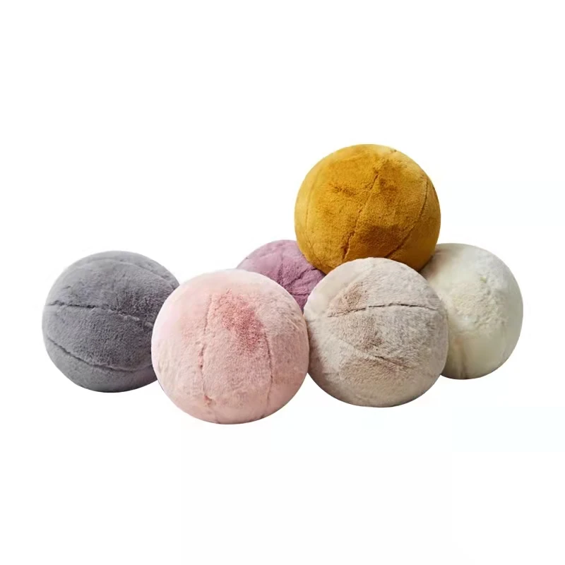 INS Hot Plush Ball Pillow Nordic Style Soft Stuffed Plush Toy Room Decoration Doll Sofa Cushion Baby Kids Friend Birthday Gift