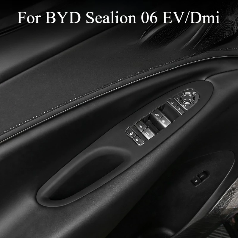 For BYD Sealion 06 EV/Dmi Door Lift Window Panel Silicone Pad Storage Box Car Interior Storage Automobiles Interior Accessories