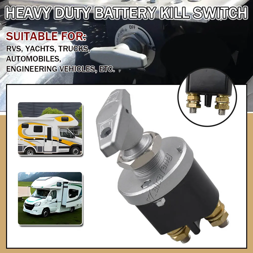 

1500A сверхмощный аккумулятор, массовый выключатель, резак для цепи аккумулятора, разъединитель с замочной скважиной для автофургона, фургона, грузовика, лодки