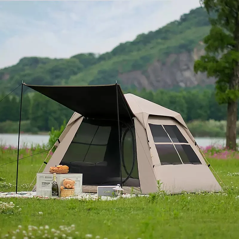Large outdoor tents for families, suitable for themed camping trips