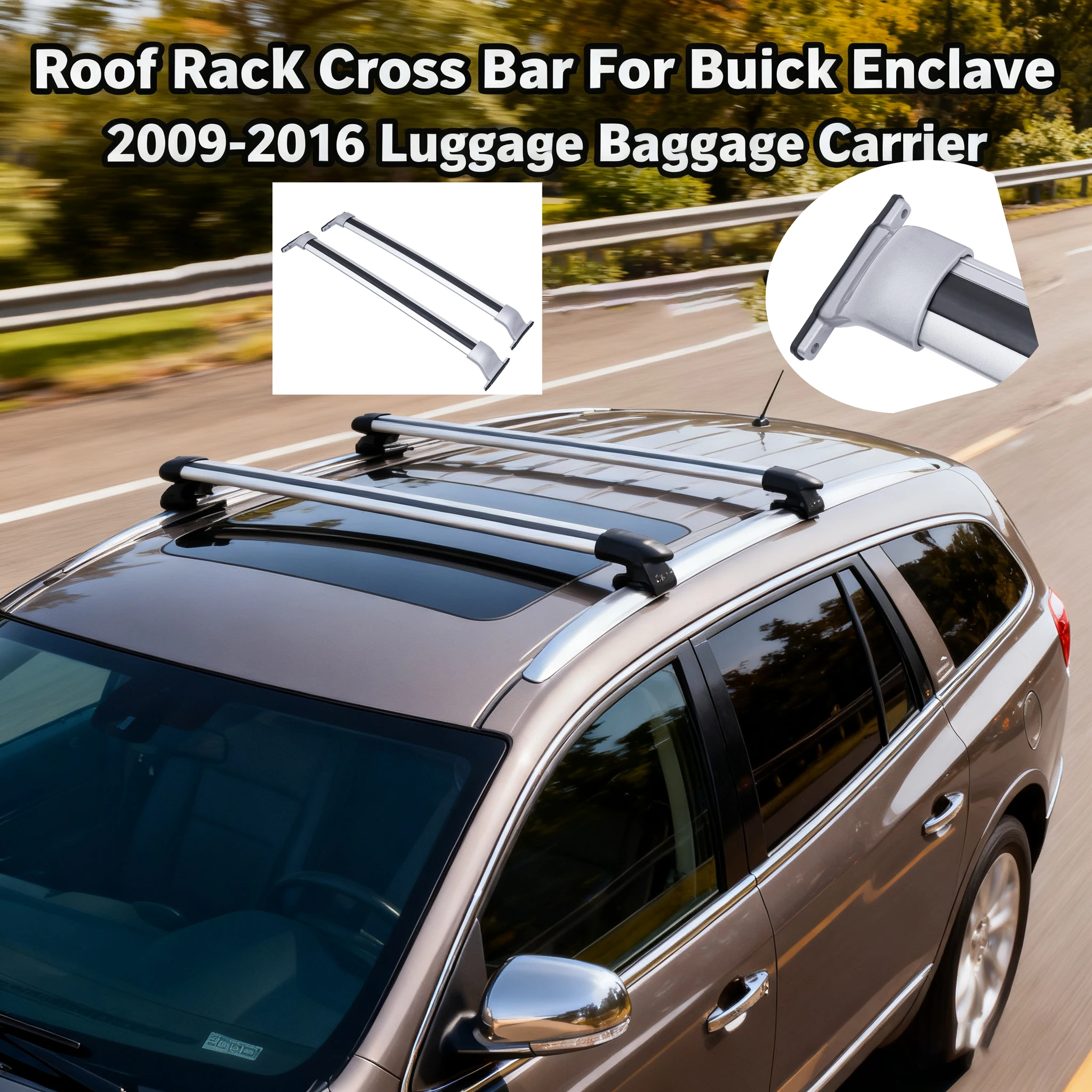 

Для Buick Enclave 2009-2016 багажник, багажник, поперечина багажника на крышу, поперечины на крышу