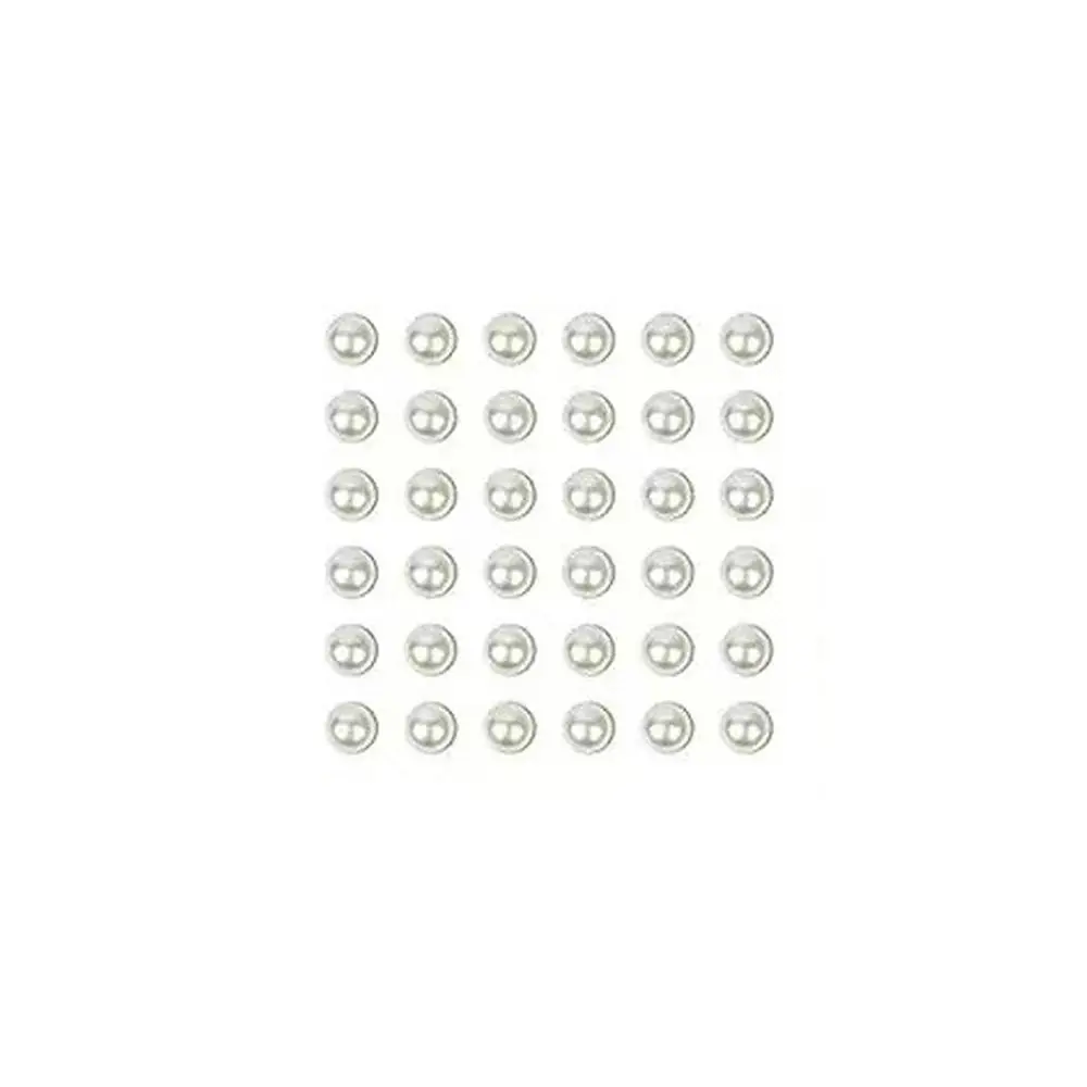 

3/4/5/6/8/12MM Flatback Pearl Stickers Self Adhesive Limitation Pearls Nail Art Rhinestones Fashion Temporary Tattoo