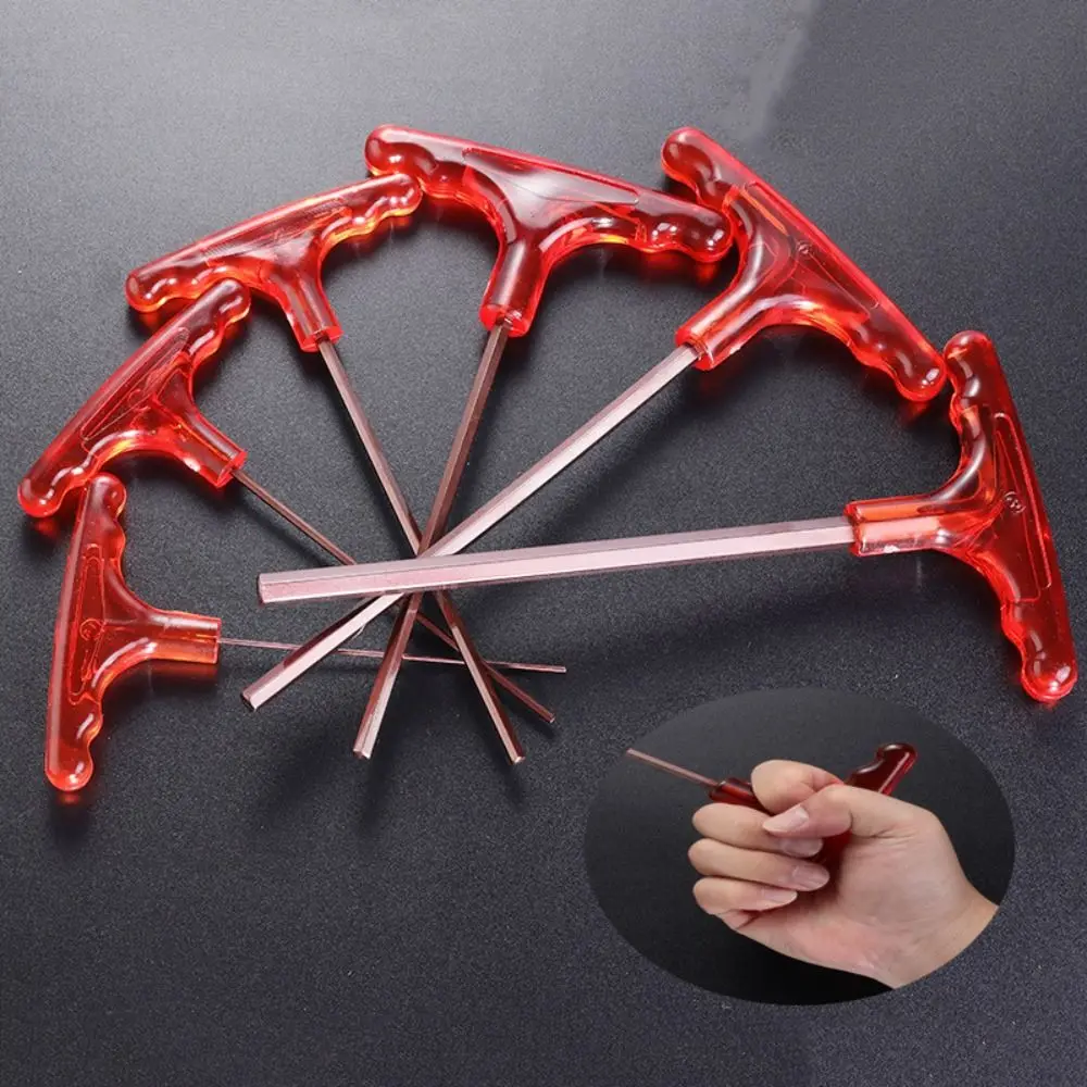 

2Pcs S2 Alloy Steel T-type Hexagon Wrench Extension Rod Repair Hand Tool Allen Wrench Durable High Quality T-handles Wrench