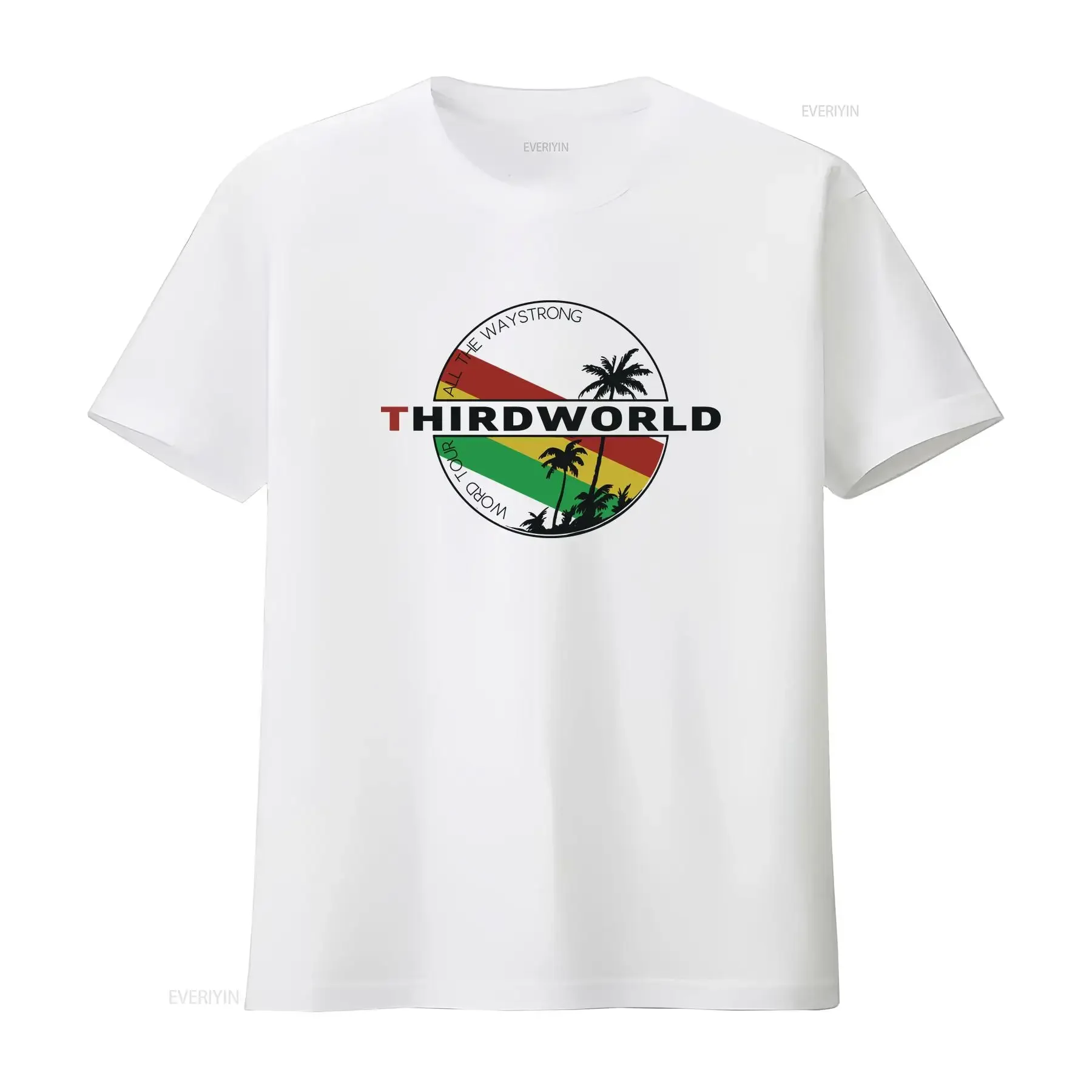 

RaRe 1983 THIRD WORLD vintage reggae concert tour t shirt M 3rd 80's Jamaica vintage Washed Top For Everyday Wear Comfortable