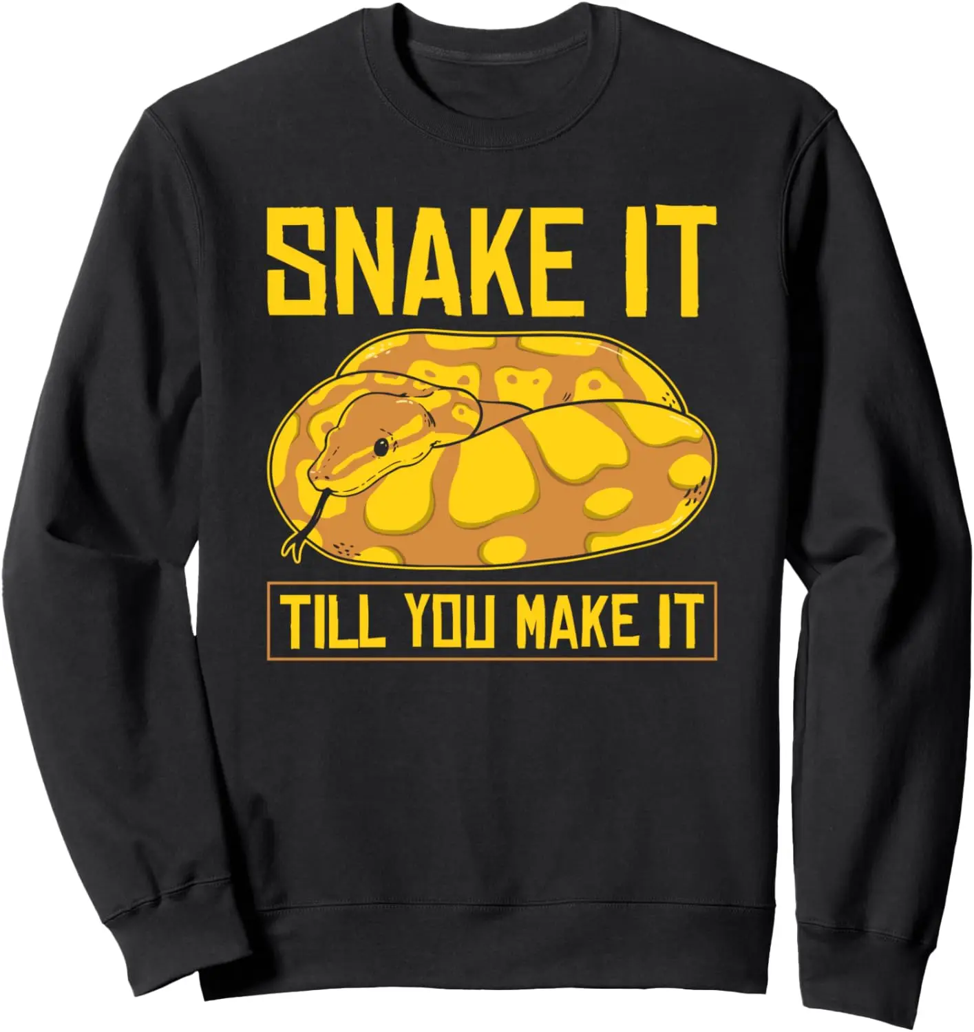 Banana Ball Python Snake it Noodle Reptile Sweatshirt