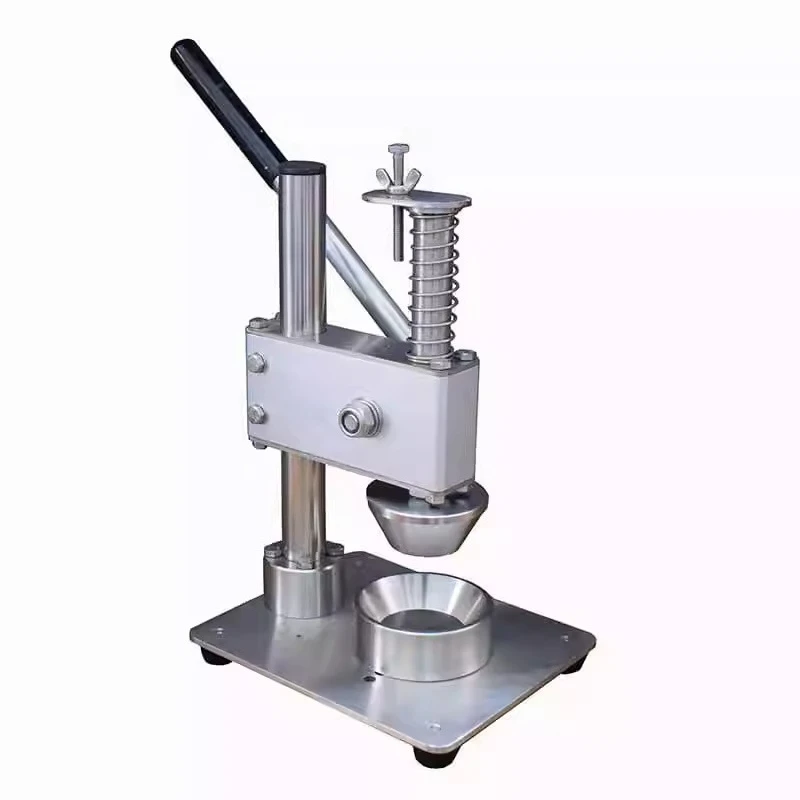 304 Stainless Steel Tart Press Mold - Manual Fruit Tart & Cookie Dough Press for Home Commercial Baking