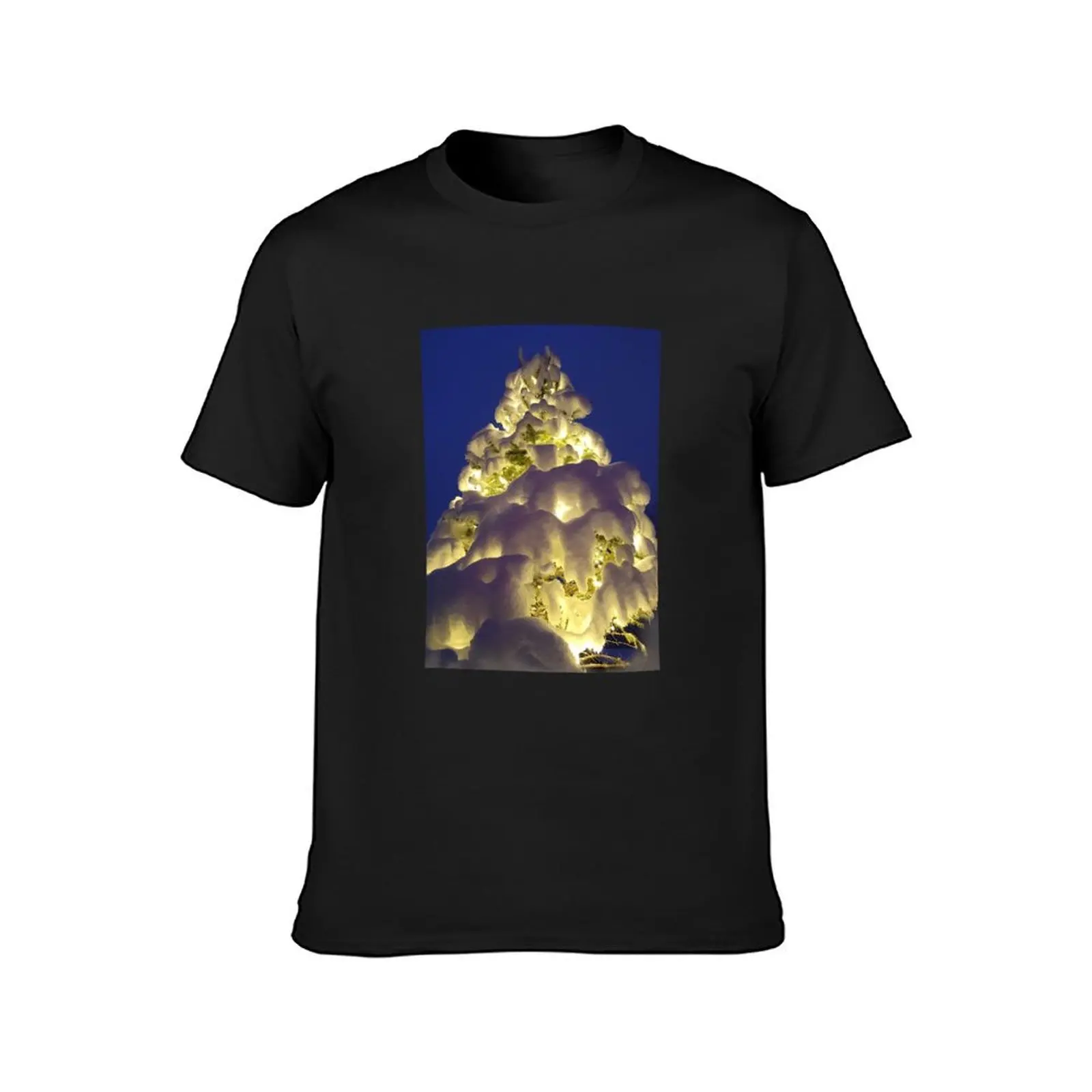 Snow all a glow evergreen wonder T-Shirt quick drying Blouse sublime Men's t-shirts