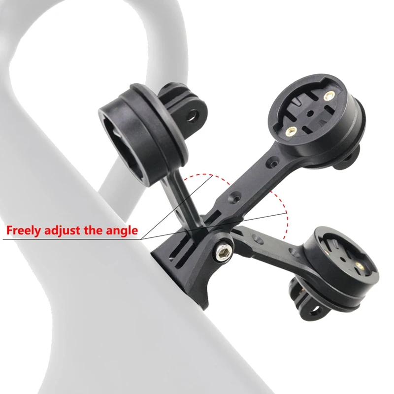 Adjustable Computer Mount,MTB Bike Bicycle Light Extended Mount,For Madone SLR Handlebar,For Garmin Wahoo Bryton Gopro