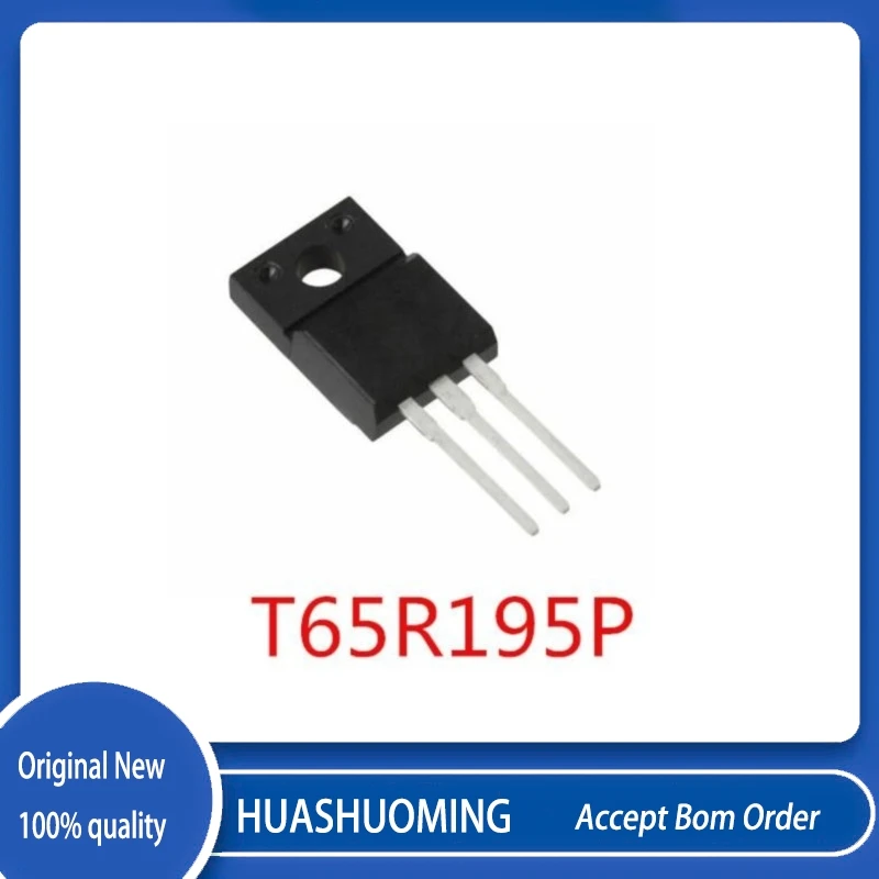 10Pcs/Lot T65R195P MMFT65R195PTH TO-220F