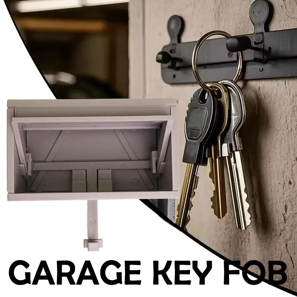 Car Garage Key Holder With Opening Door Space-saving Key Rack Durable For Vehicle Enthusiasts Creative Gift Key storage supplies