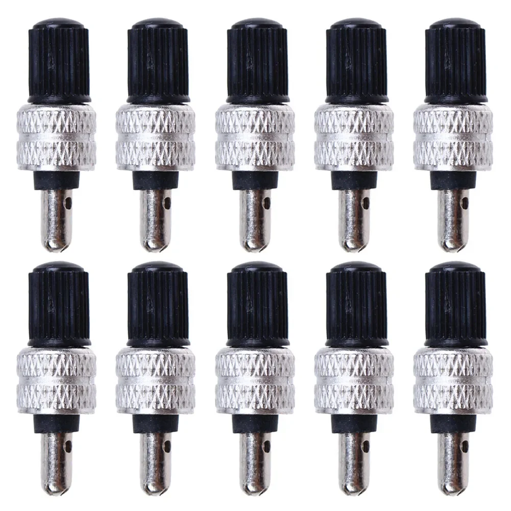 

10PCS Vavel High-quality Nickel Plated Brass Bike Wheel Tire Valve Core With Cap Bicycle Good Compatibility For Bicycle Parts