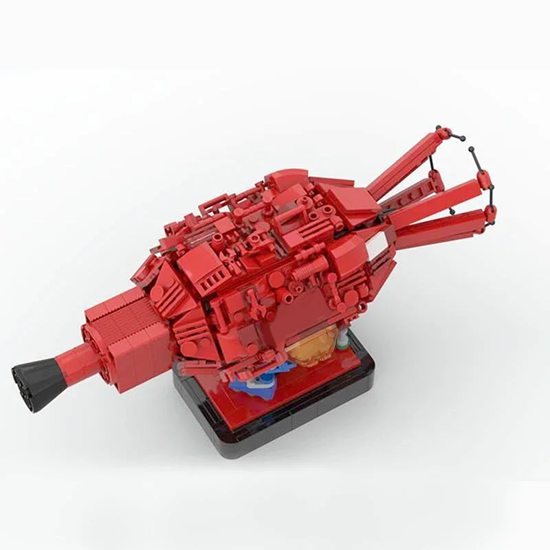 MOC Red Star Building Blocks Set Starworms-Spaceships Model Toy Creators Space Exploration Dwarf Starbug Building Blocks