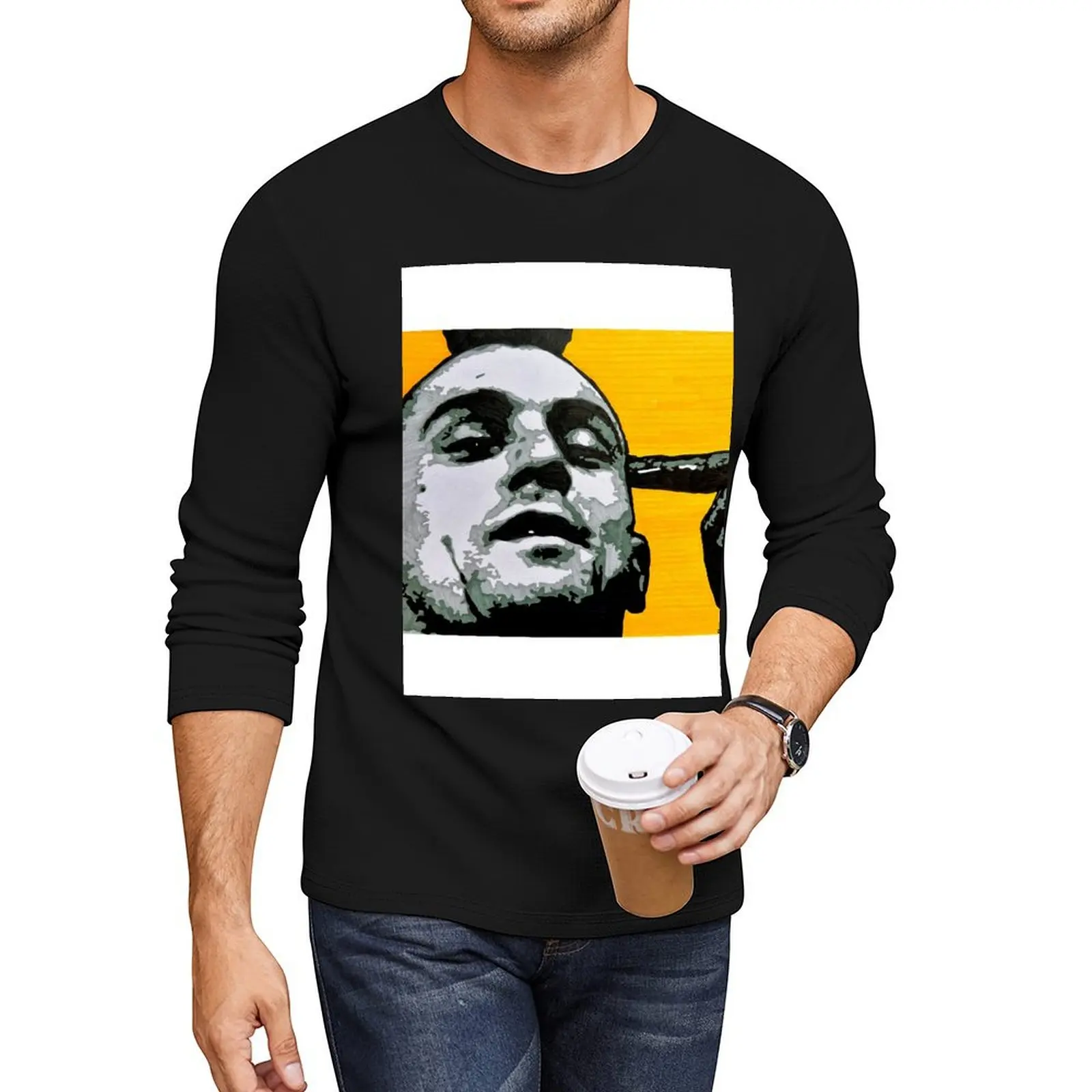 

Travis Bickle from Taxi Driver Long T-Shirt custom t shirt customized t shirts man clothes mens tall t shirts