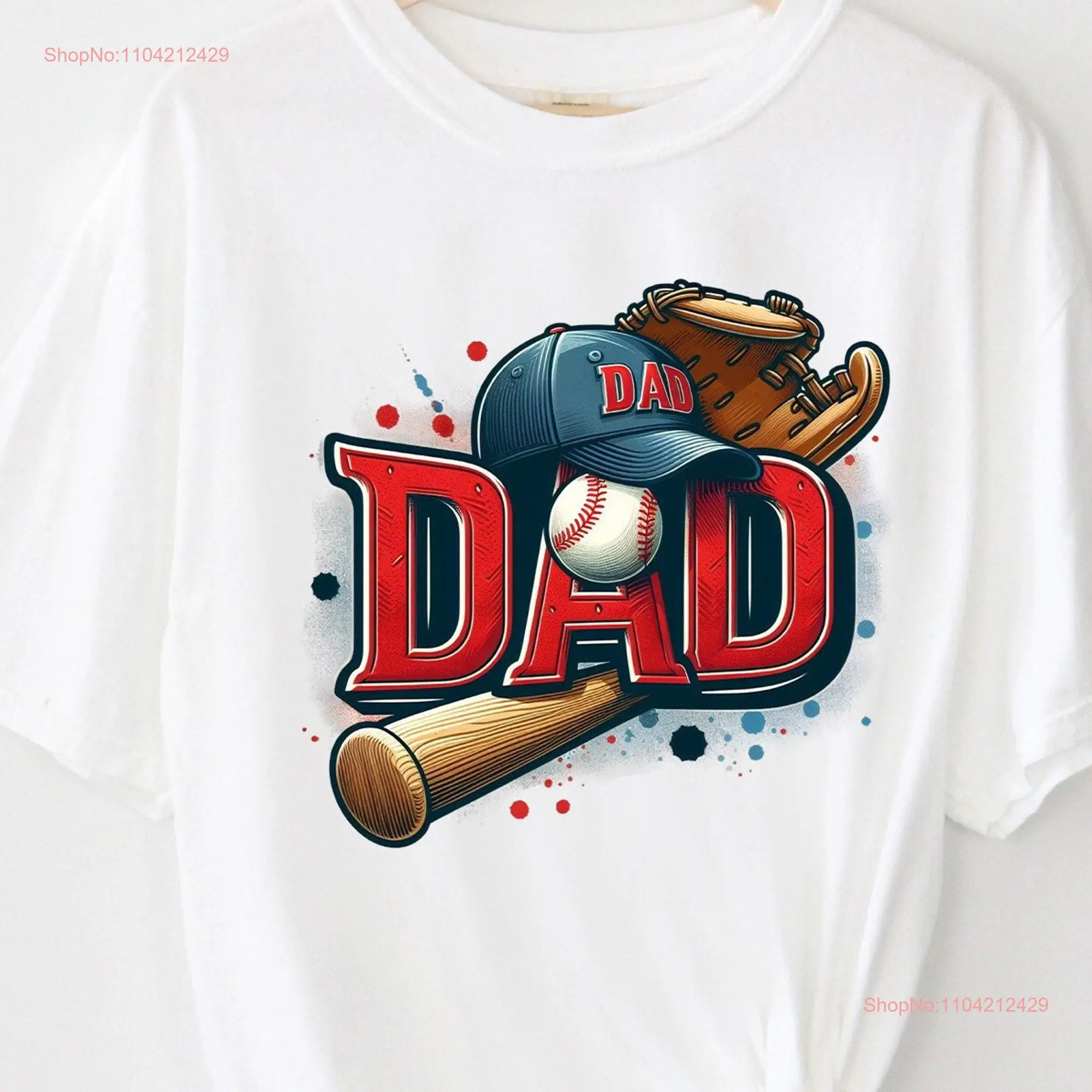 Comfort Colors T Shirt Baseball Lover Dad Catcher Daddy Fathers Day Bat Sportive Grandad Batter long or short sleeves