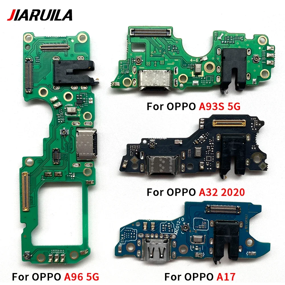 

USB Dock Connector Charging Port Flex Cable For Oppo A15 A15S A17 A32 A55 5G A93 A96 5G Charger Board With Mic Module