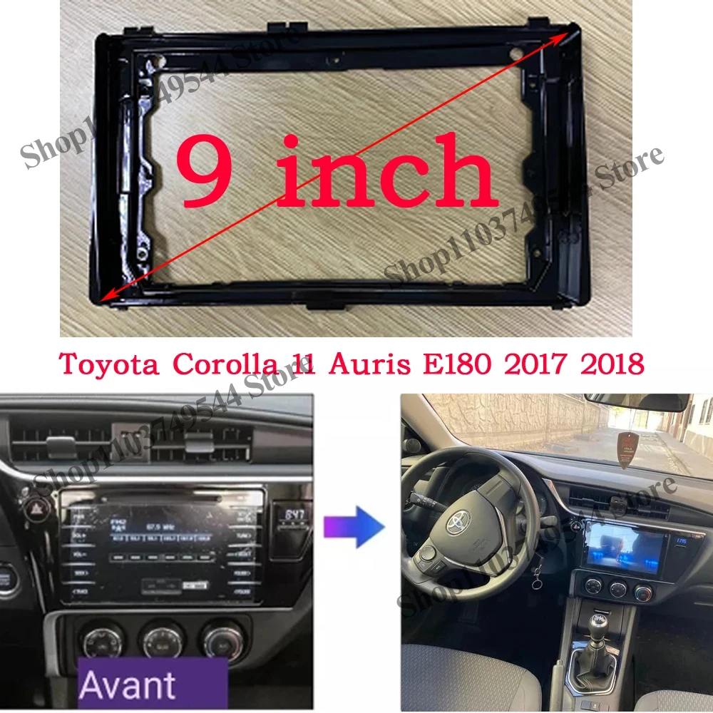 Wireless Android CarPlay For Toyota Corolla 11 Auris E180 2017-2018 No 2din DVD Car Multimedia Player 5G Wifi GPS Touch Display