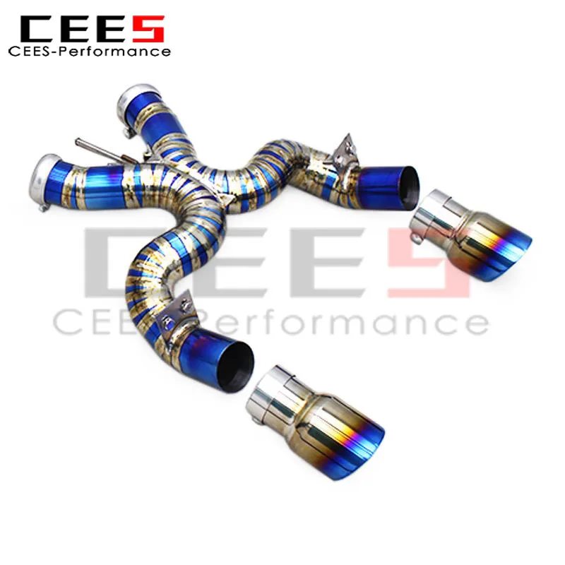 

CEES Straight Exhaust Pipes for Mclaren 650S 625C Spider/Coupe 3.8T 2014+ Free Flow Catless Downpipe Tuning Exhaust System