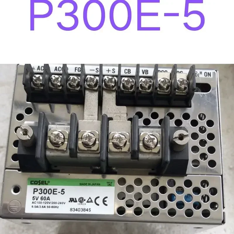 Second-hand test OK  Power supply P300E-5 output 5V60A