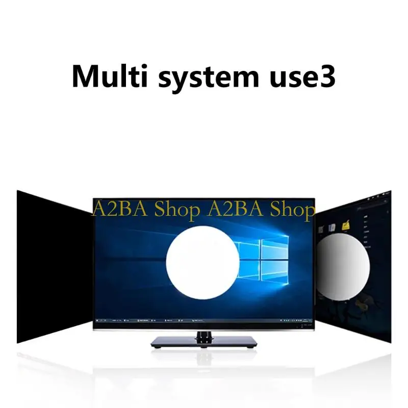 A2BA 4Port M.2 NVMe PCIe 5.0 Expansion Card 4 Bay Support 32GT/s Speed Enhanceds Thermal Design