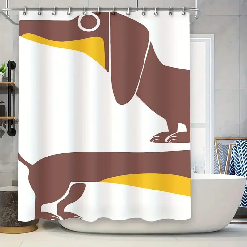 

Восхитительная занавеска для душа с розовым цветком, добавляющая красоту свежести в ванную комнату с цветочным принтом, украшения для домашнего декора