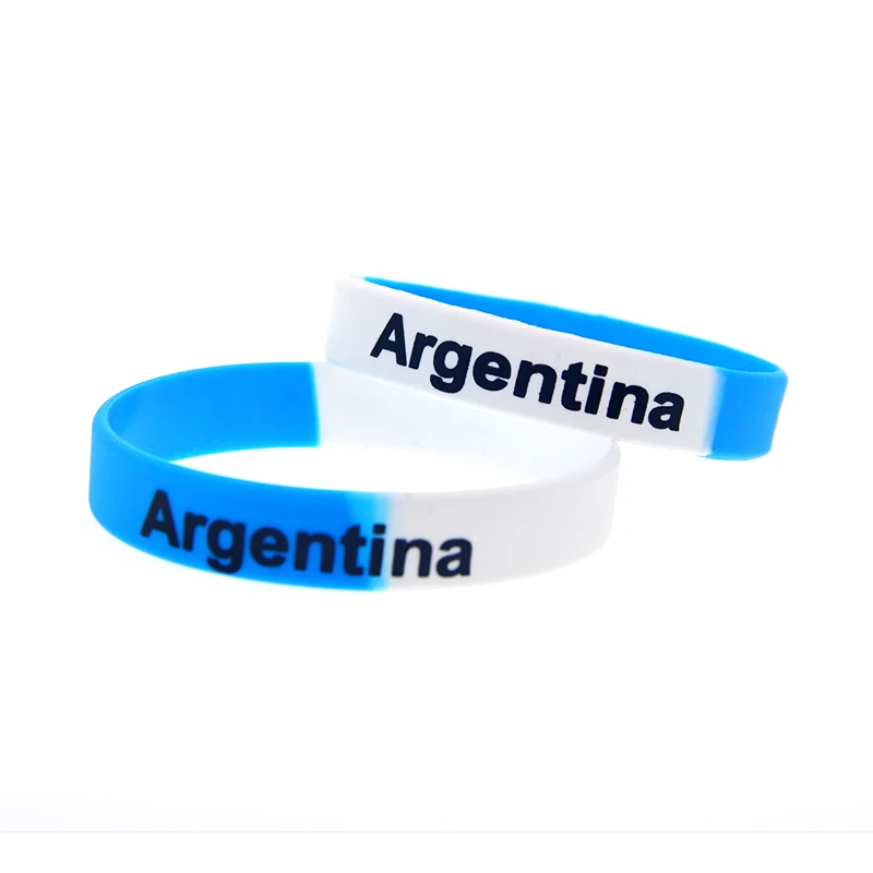 1 Stück Fußballmannschaft-Silikonarmband, Sport-Gummiarmband mit bedrucktem Logo, 3 Größen – Detail 3