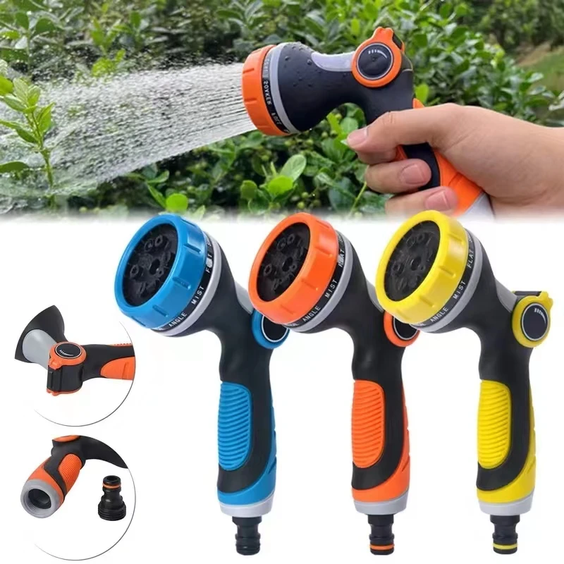 10 Function Garden Flower Watering Gun Family Outdoor Car Wash Watering Gardening Tools Park Spray Nozzle Water Gun