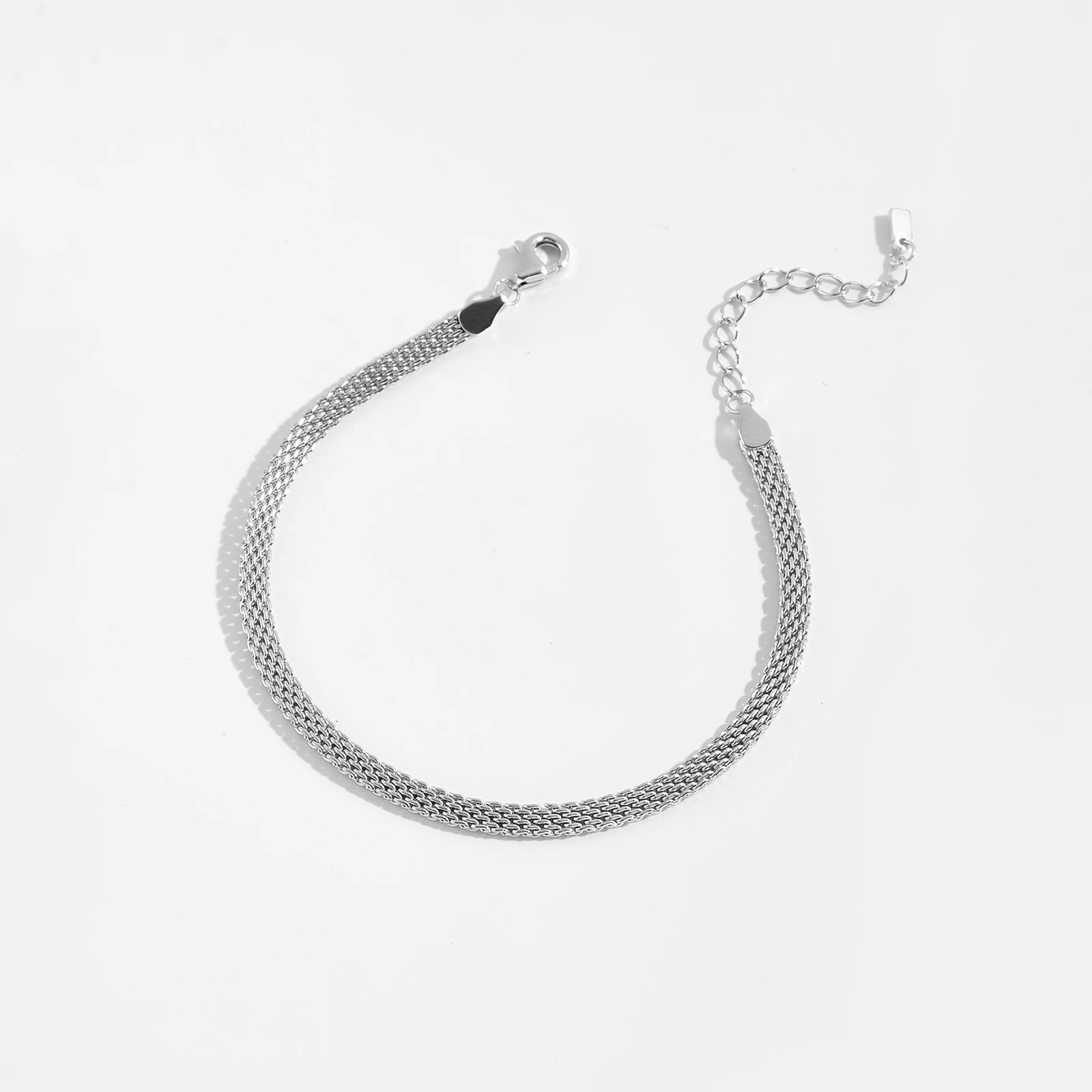 ANDYWEN 925 Sterling Silver Gold Woven Twrist Chain Necklace Bracelet Women Luxury Long Slme Jewelry Rock Punk Jewels For Women