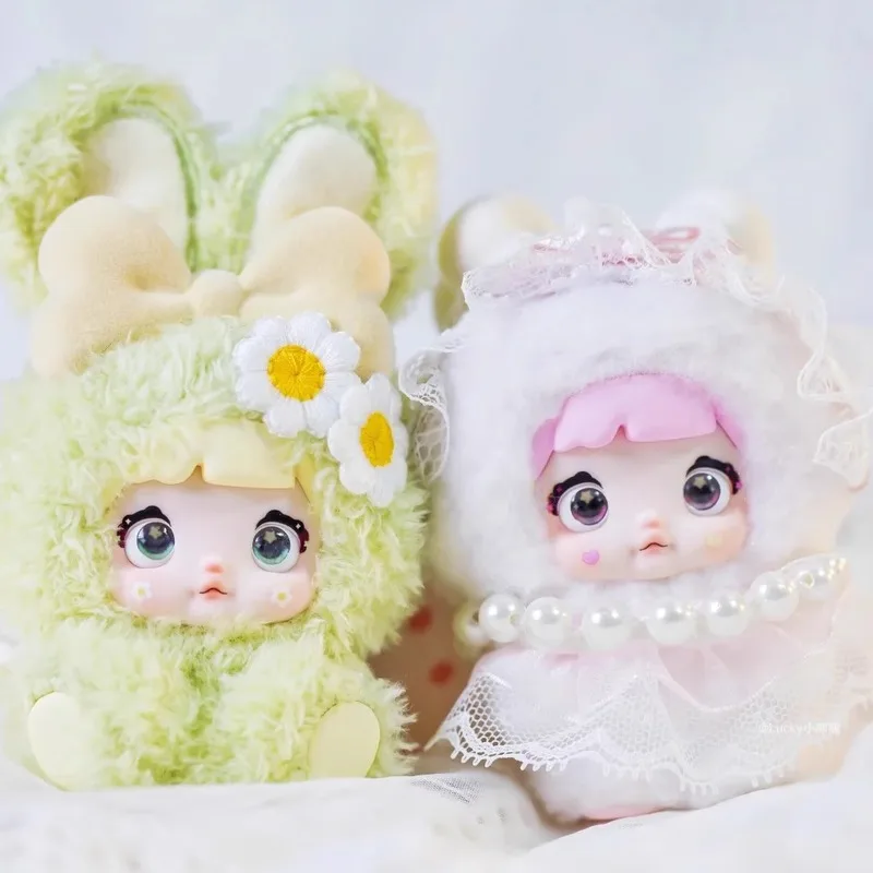 

Новая оригинальная плюшевая кукла Nommi Sweet Rabbit Blind Box, милая сумка в форме сердца для девочек, подвеска, подарок на день рождения для друзей