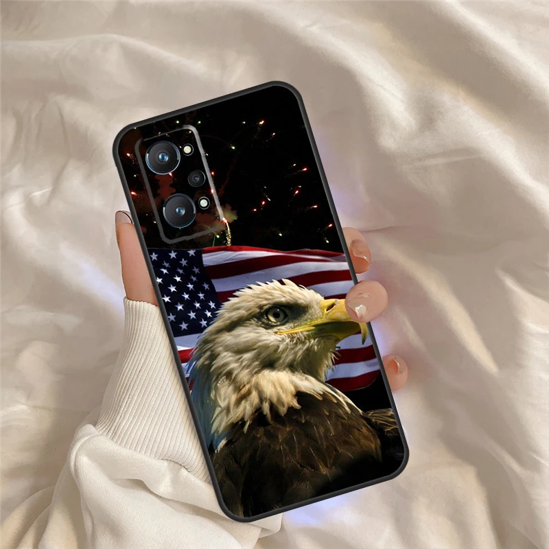 الولايات المتحدة الأمريكية العلم النسر الحال بالنسبة Realme C71 C55 C67 C51 C75 C63 C61 C65 C53 C35 10 11 12 13 14 Pro Plus GT6 GT7 Pro