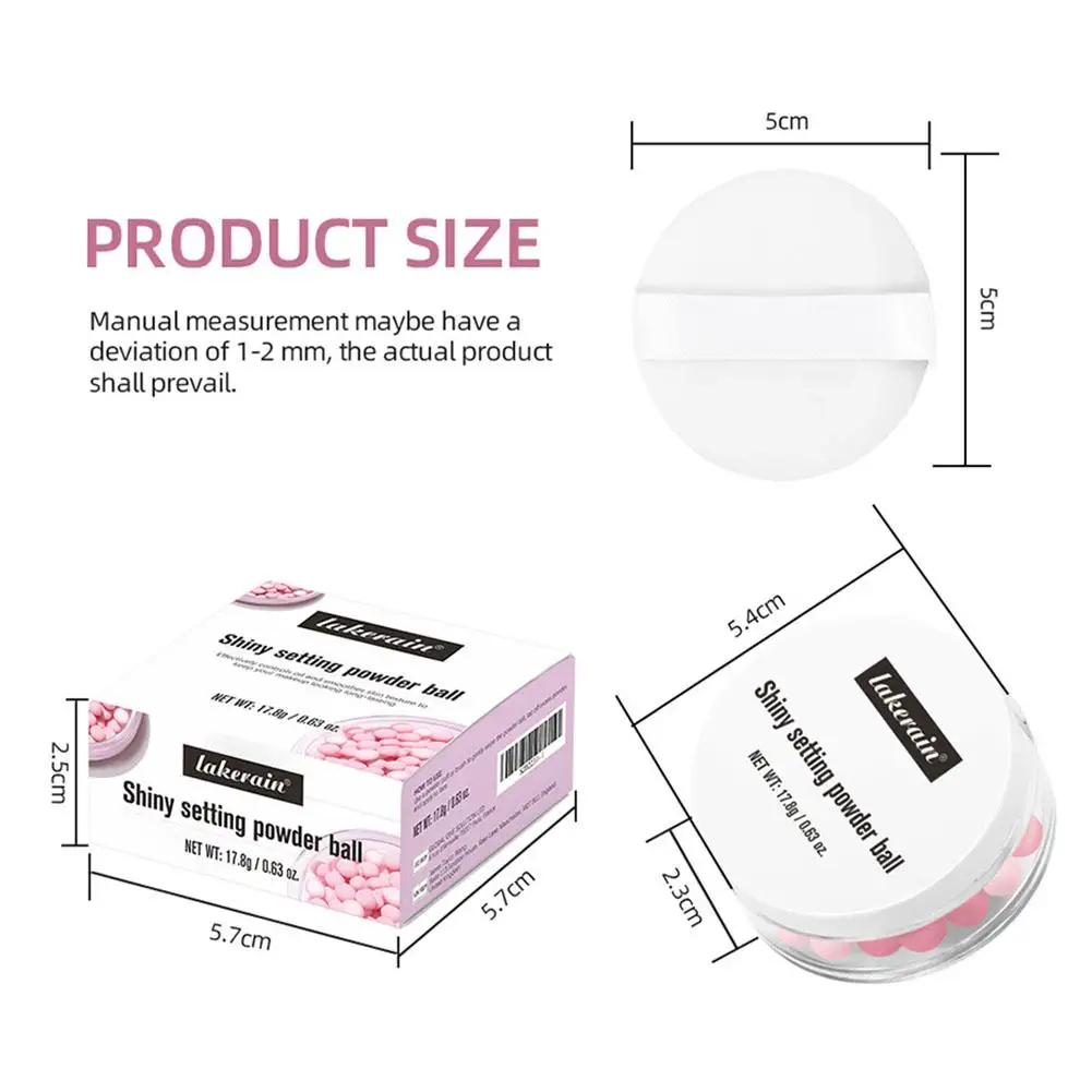 Roze Ronde Poederdons Zacht Fluweel Losse Poeder Instelling Spons Cosmetica Rookwolken Wasbaar Gezicht Oog Koreaanse Make-up Tools